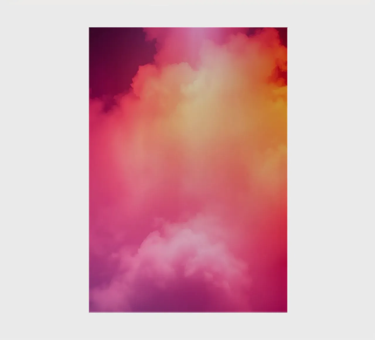 abstract cloud background featuring gradient colors and soft notebook by DesignDoodle