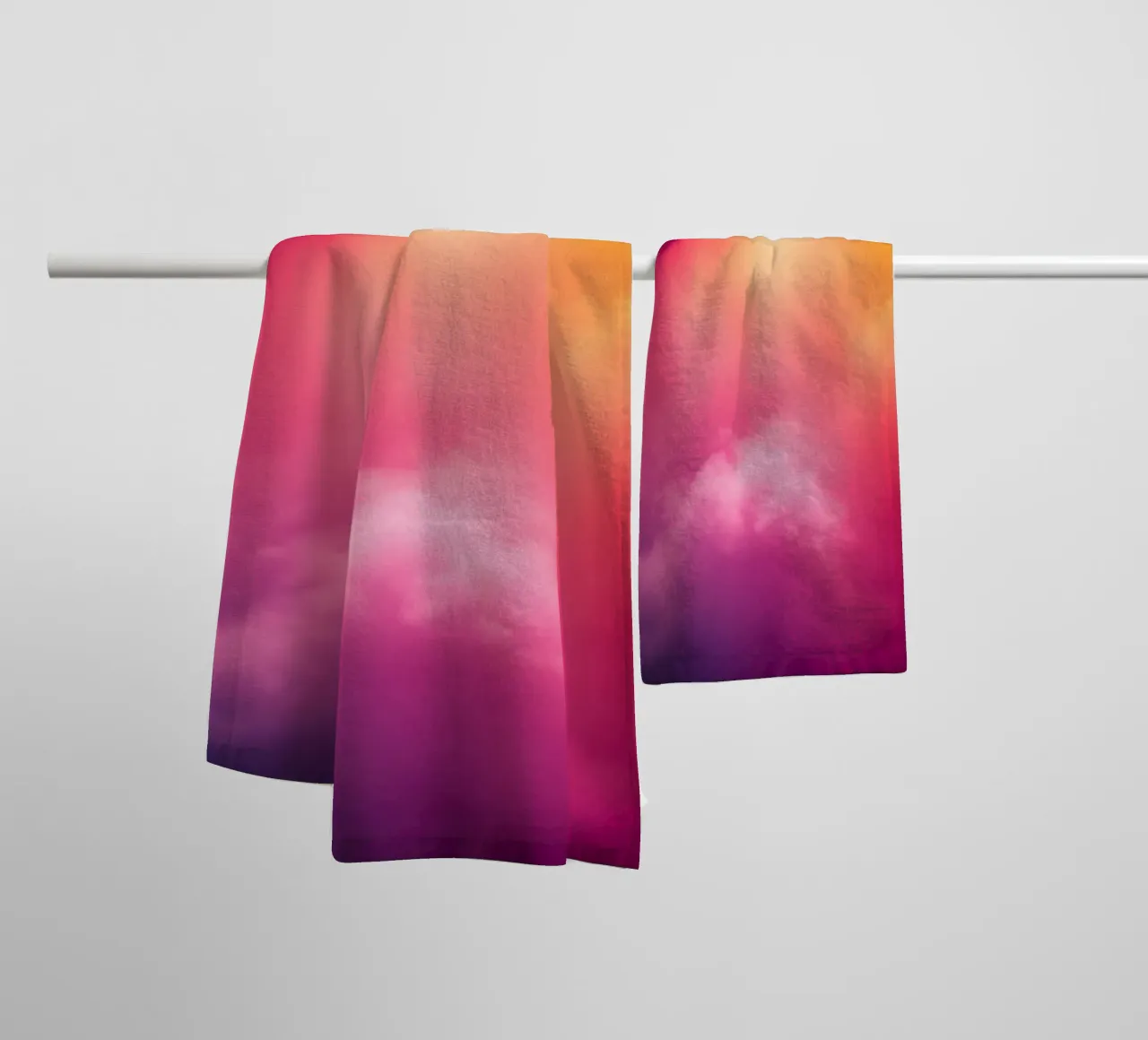 abstract cloud background featuring gradient colors and soft towel by DesignDoodle
