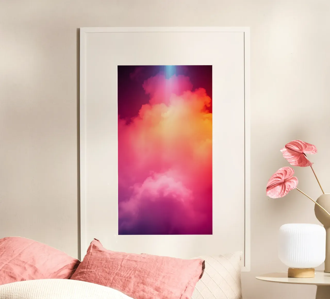 abstract cloud background featuring gradient colors and soft hahnemühle by DesignDoodle