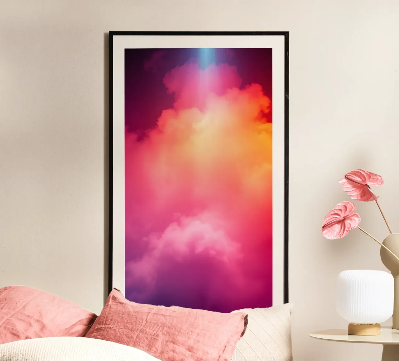 abstract cloud background featuring gradient colors and soft hahnemühle by DesignDoodle