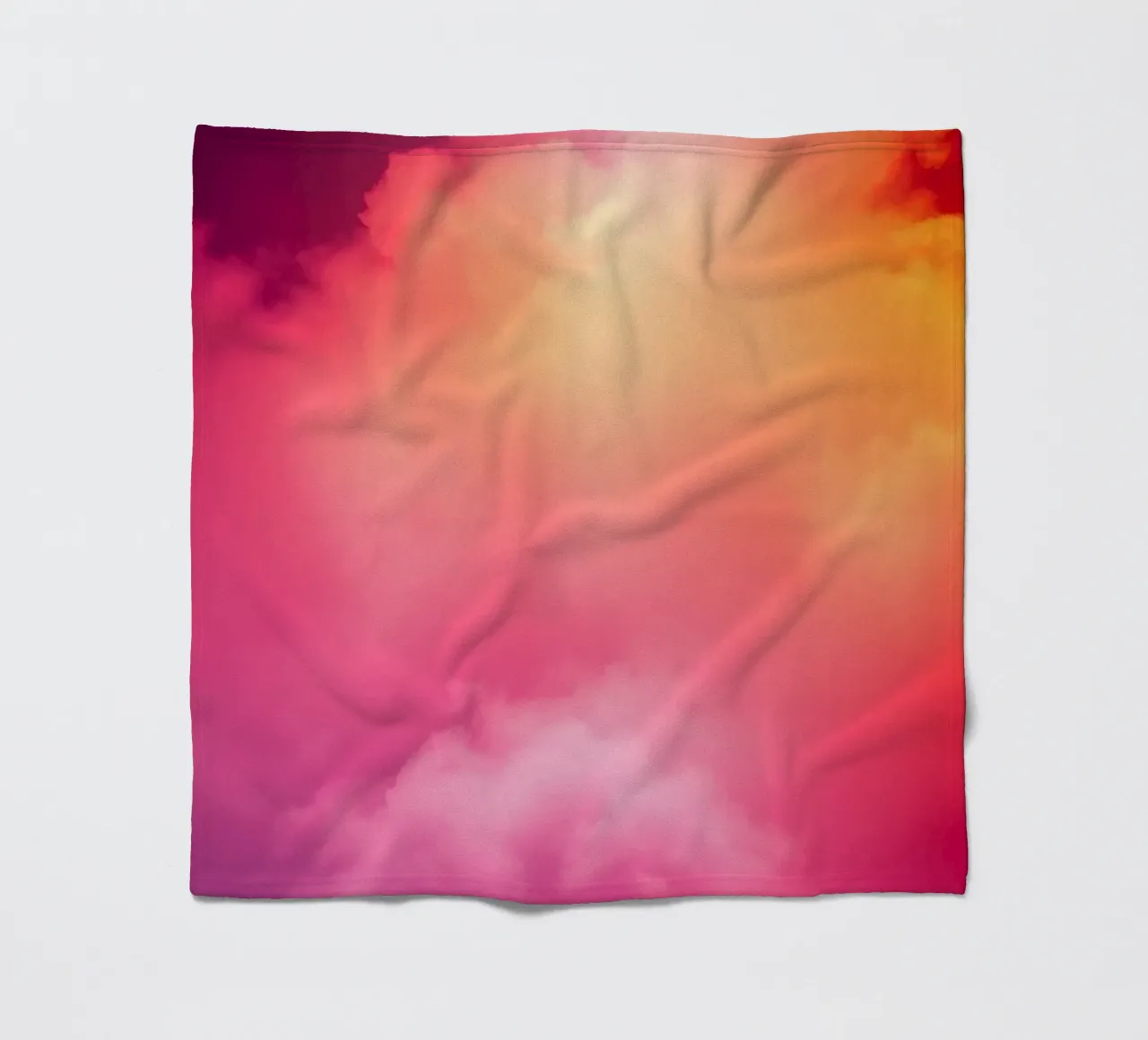 abstract cloud background featuring gradient colors and soft fleece blanket by DesignDoodle