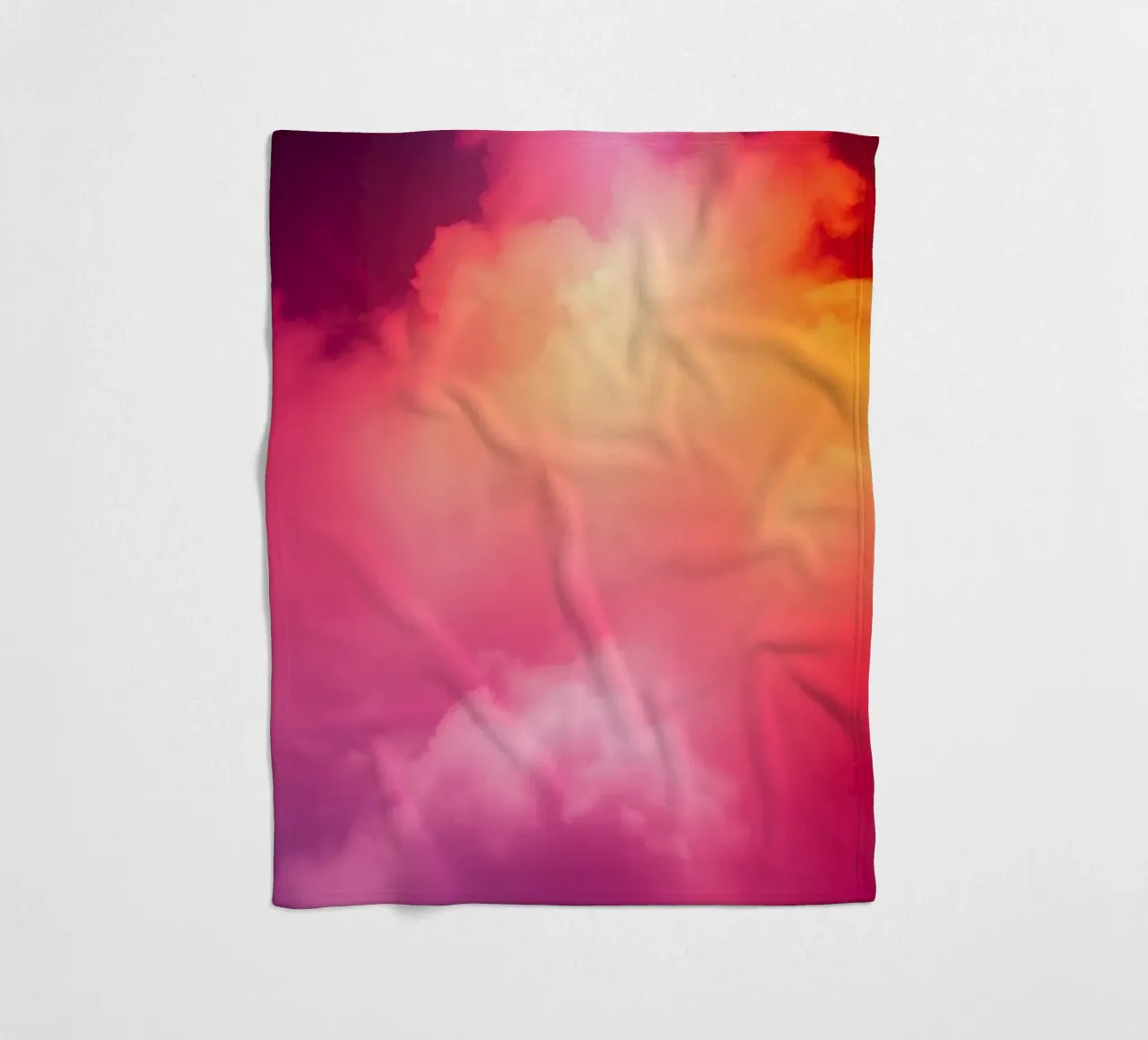 abstract cloud background featuring gradient colors and soft fleece blanket by DesignDoodle
