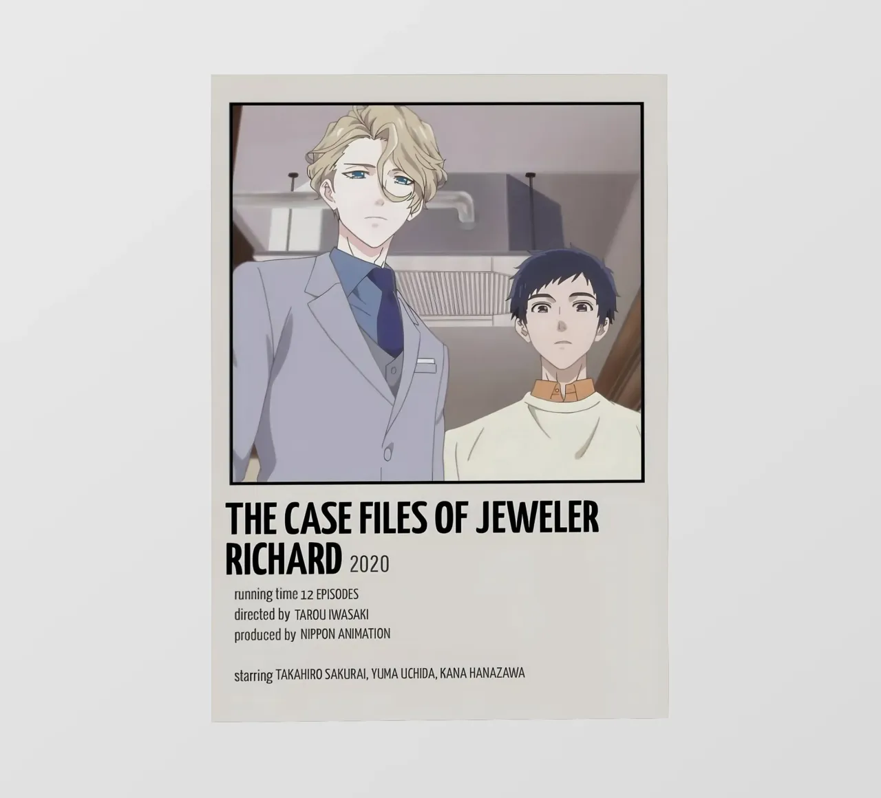 THE CASE FILES OF JEWELER  RICHARD 2020 telo in pvc da Totoya
