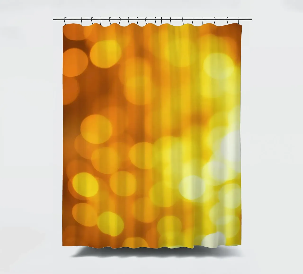 gouden bokeh achtergrondontwerp met abstracte glinsterende douchegordijn van DesignDoodle