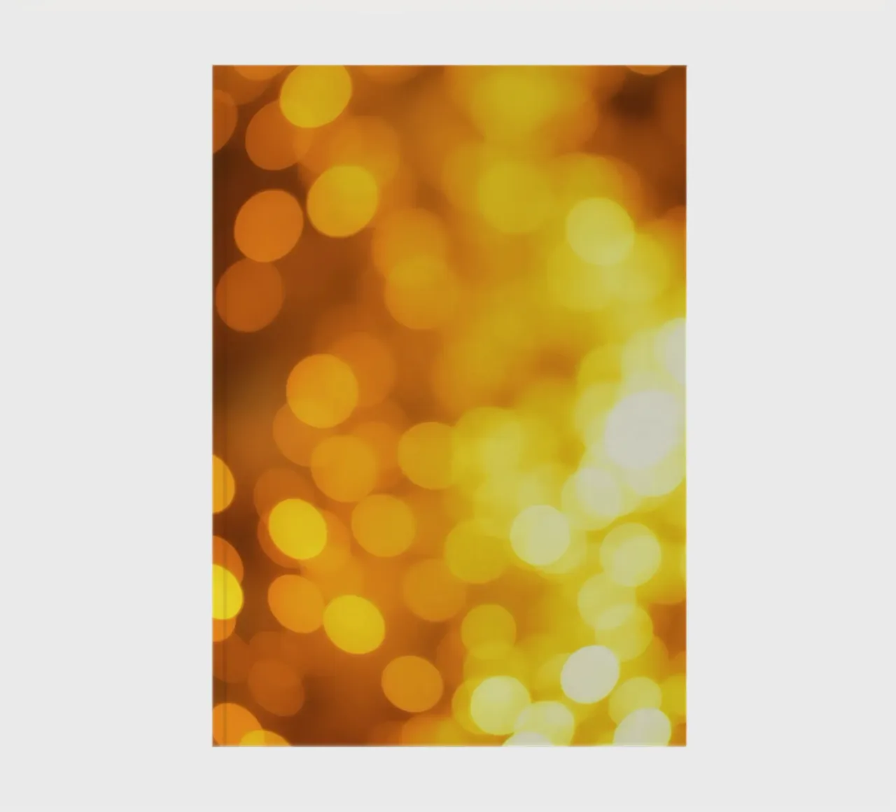 golden bokeh background design featuring abstract shimmerin notebook by DesignDoodle