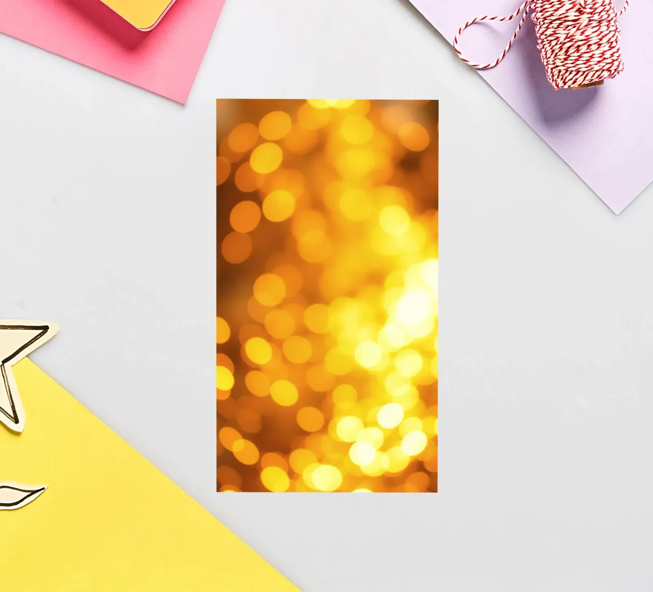 golden bokeh background design featuring abstract shimmerin sticker by DesignDoodle
