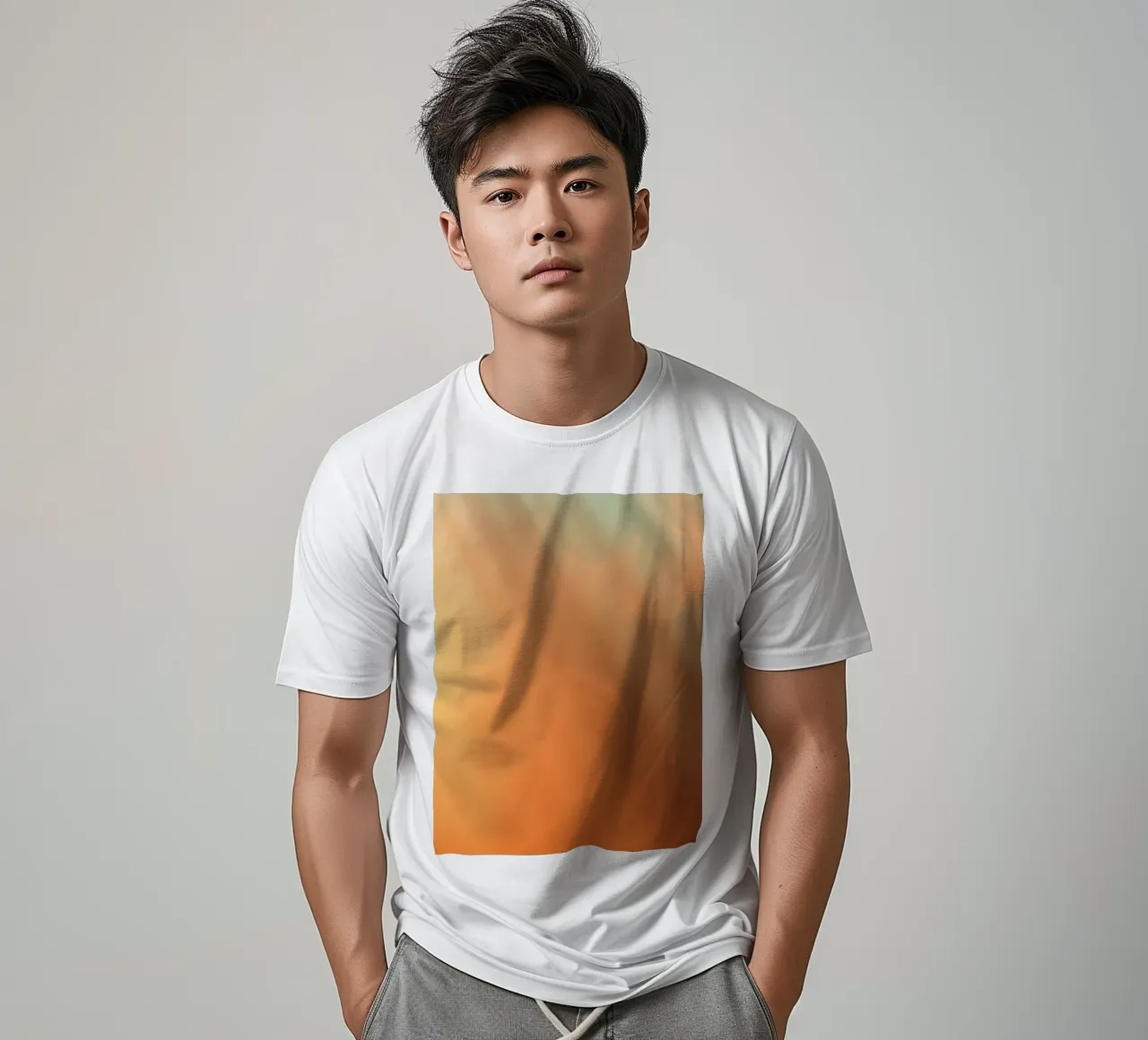 Unique soft colors and subtle light rays peacefulness t-shirt by DesignDoodle