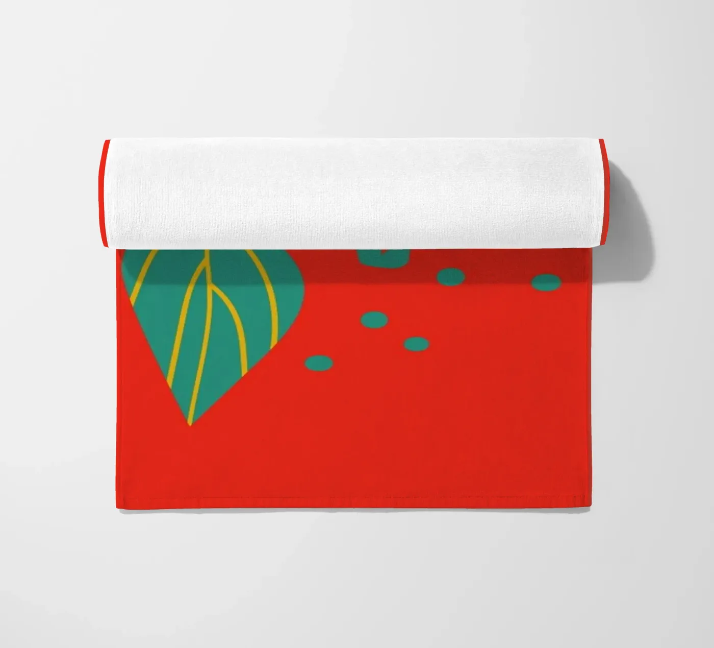 Black Pepper beach towel by Mariery Young