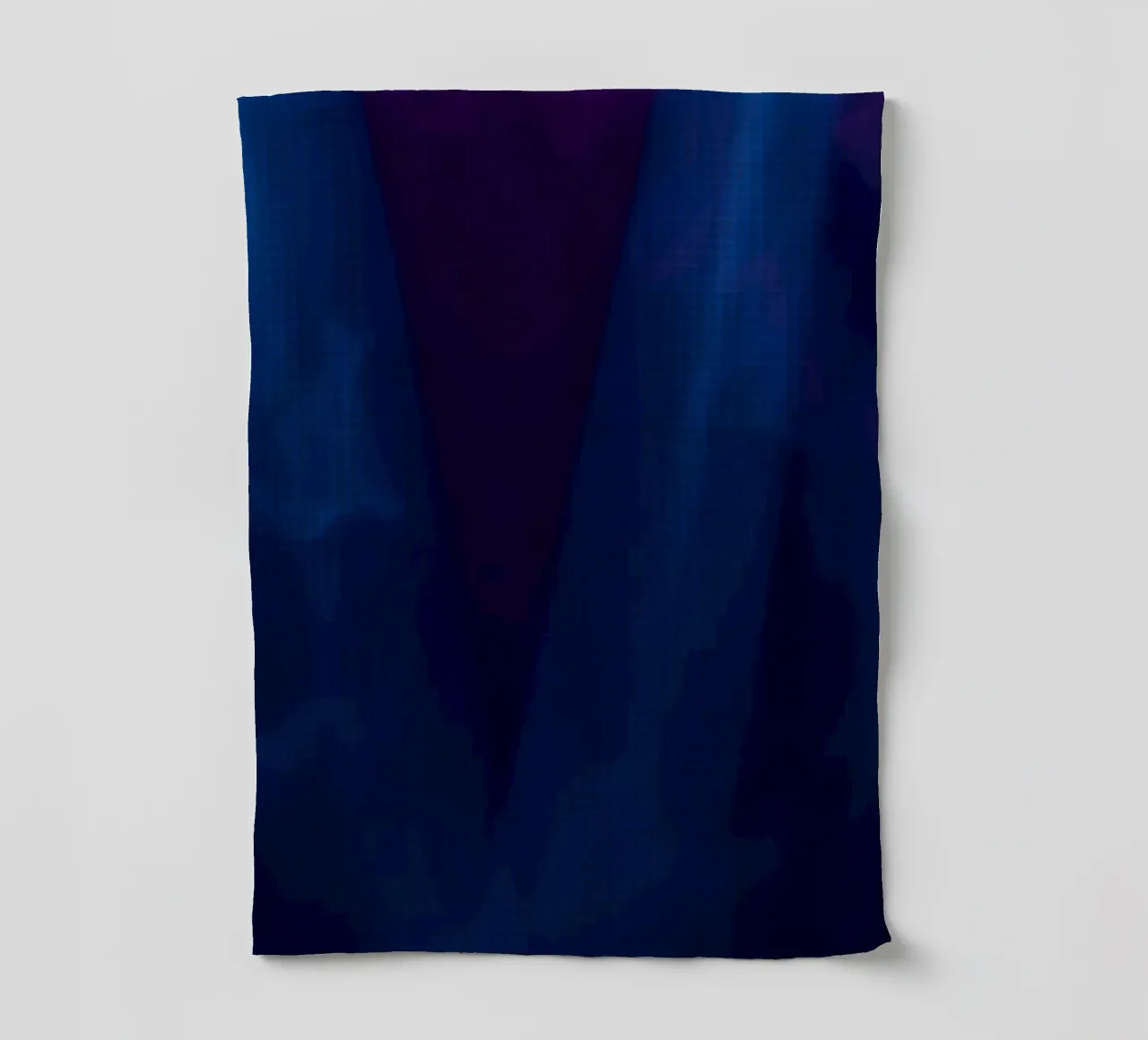 design abstrait dans des tons bleus riches pour une pièce moderne torchon de DesignDoodle
