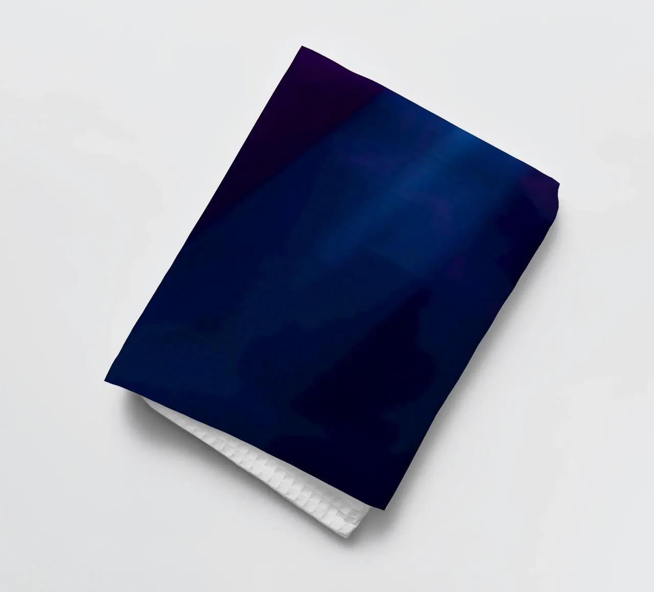 design abstrait dans des tons bleus riches pour une pièce moderne torchon de DesignDoodle