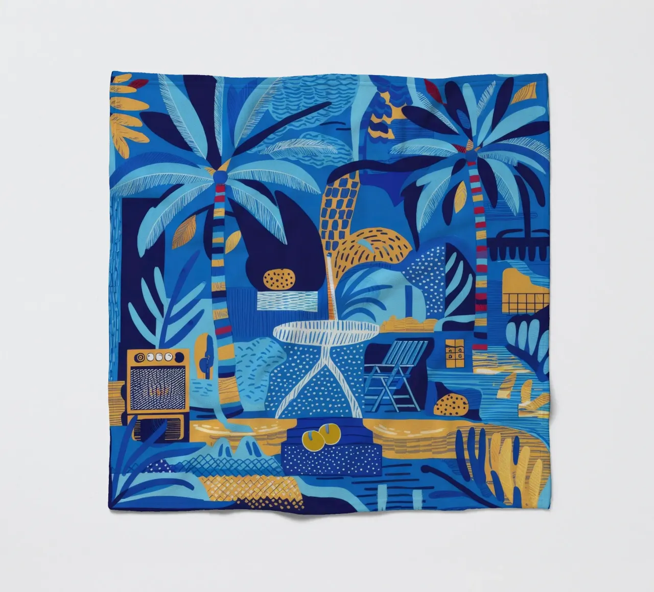 Sogno di un'isola tropicale coperta in pile da Beach Palette