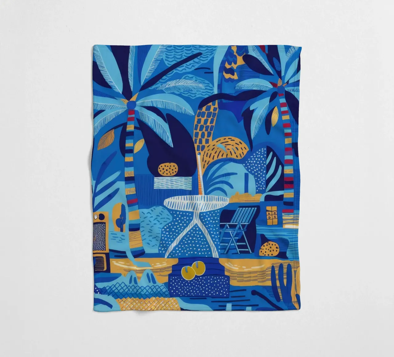 Sogno di un'isola tropicale coperta in pile da Beach Palette