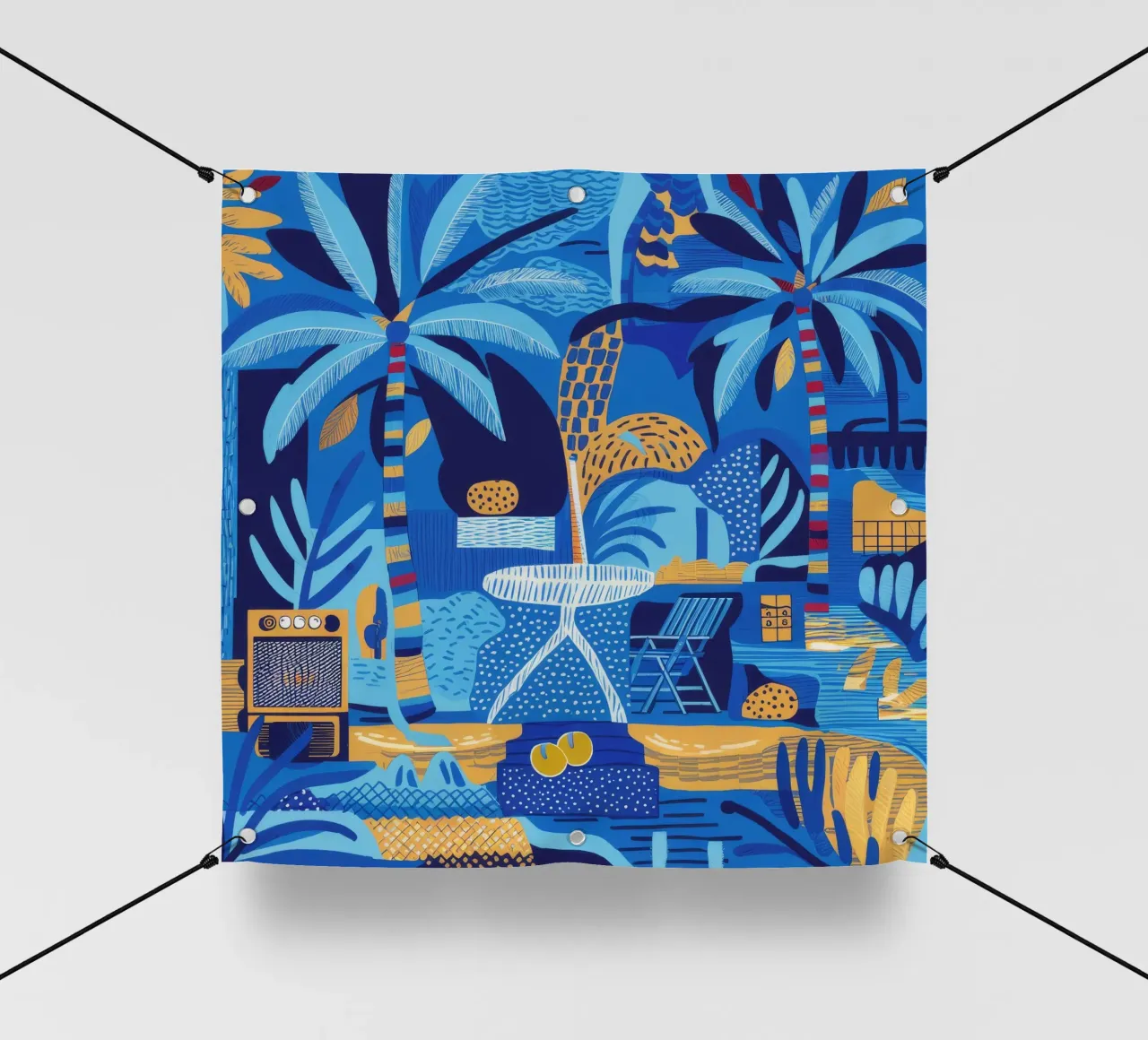 Sogno di un'isola tropicale telo in pvc da Beach Palette