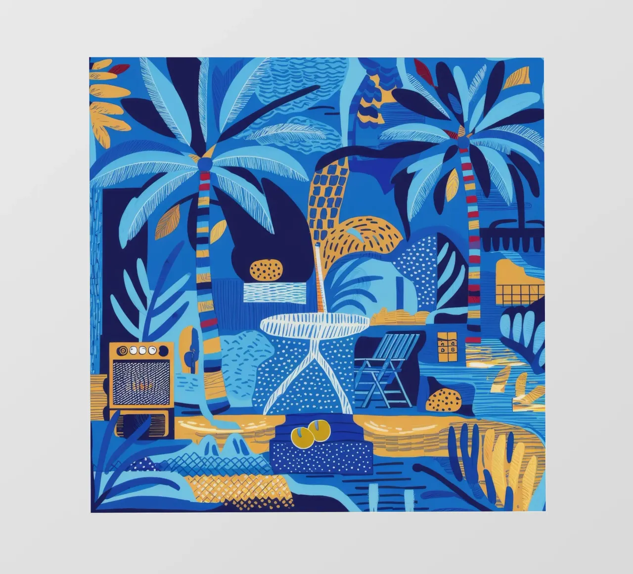 Sogno di un'isola tropicale telo in pvc da Beach Palette