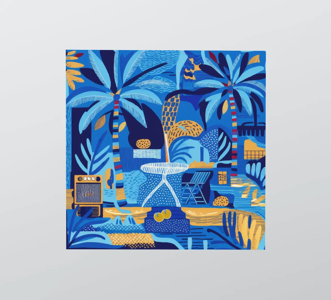 Tropical Island Dream sticker by Beach Palette