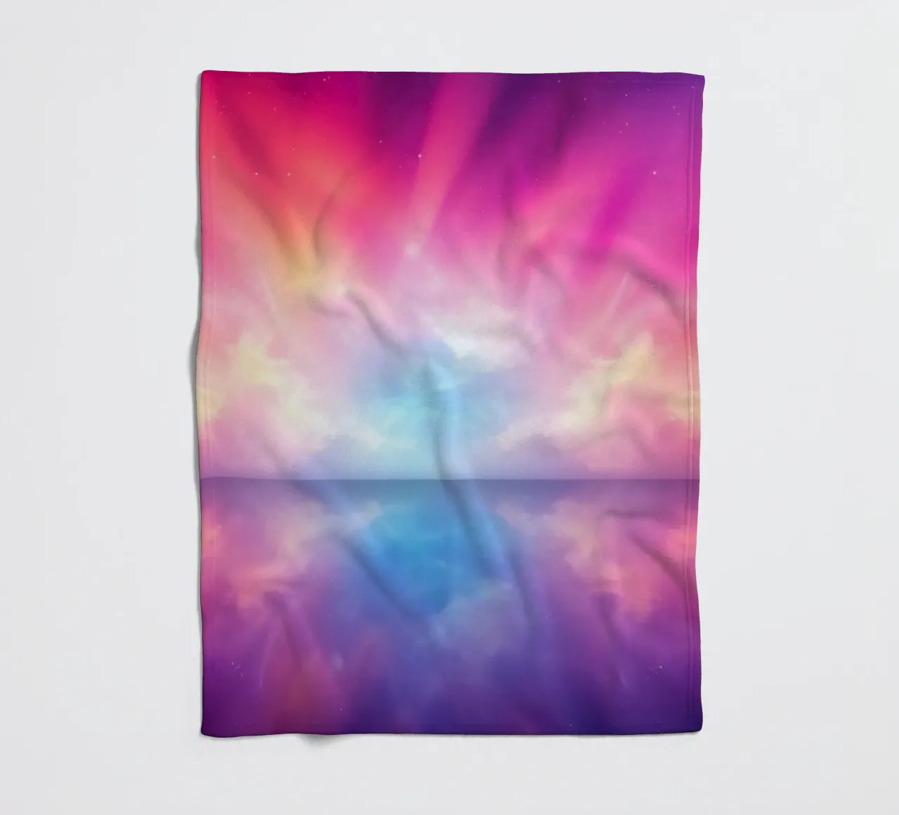 Sfondo dinamico caratterizzato da colori e riflessi vivaci coperta in pile da DesignDoodle