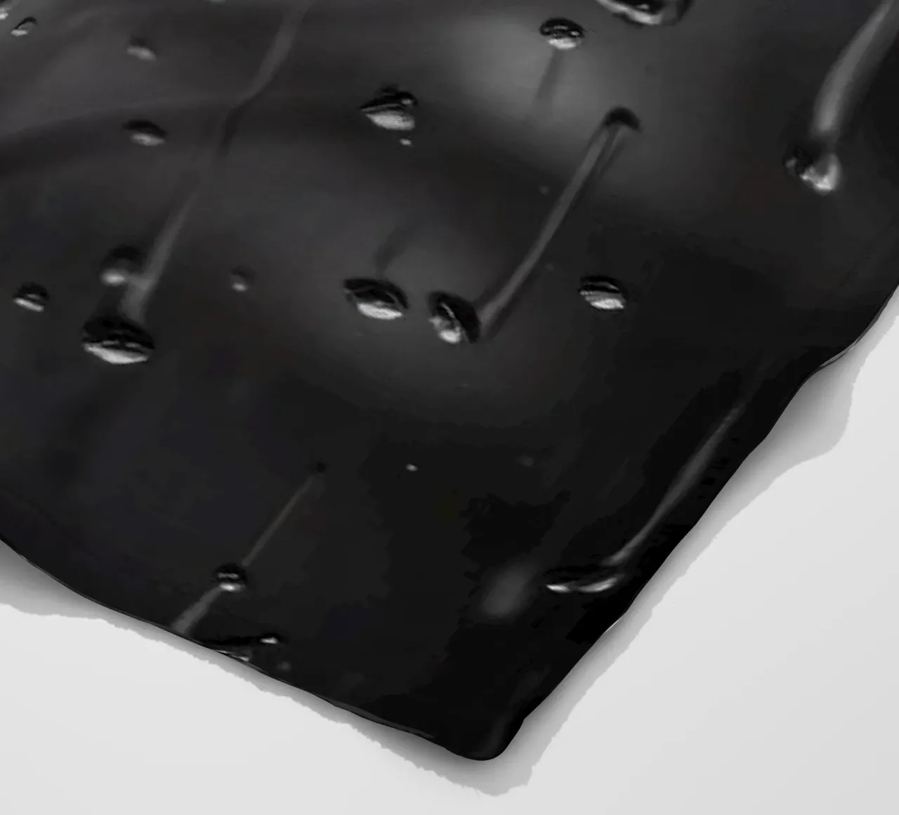 Raindrops on window creating a calming effect fleece blanket by DesignDoodle