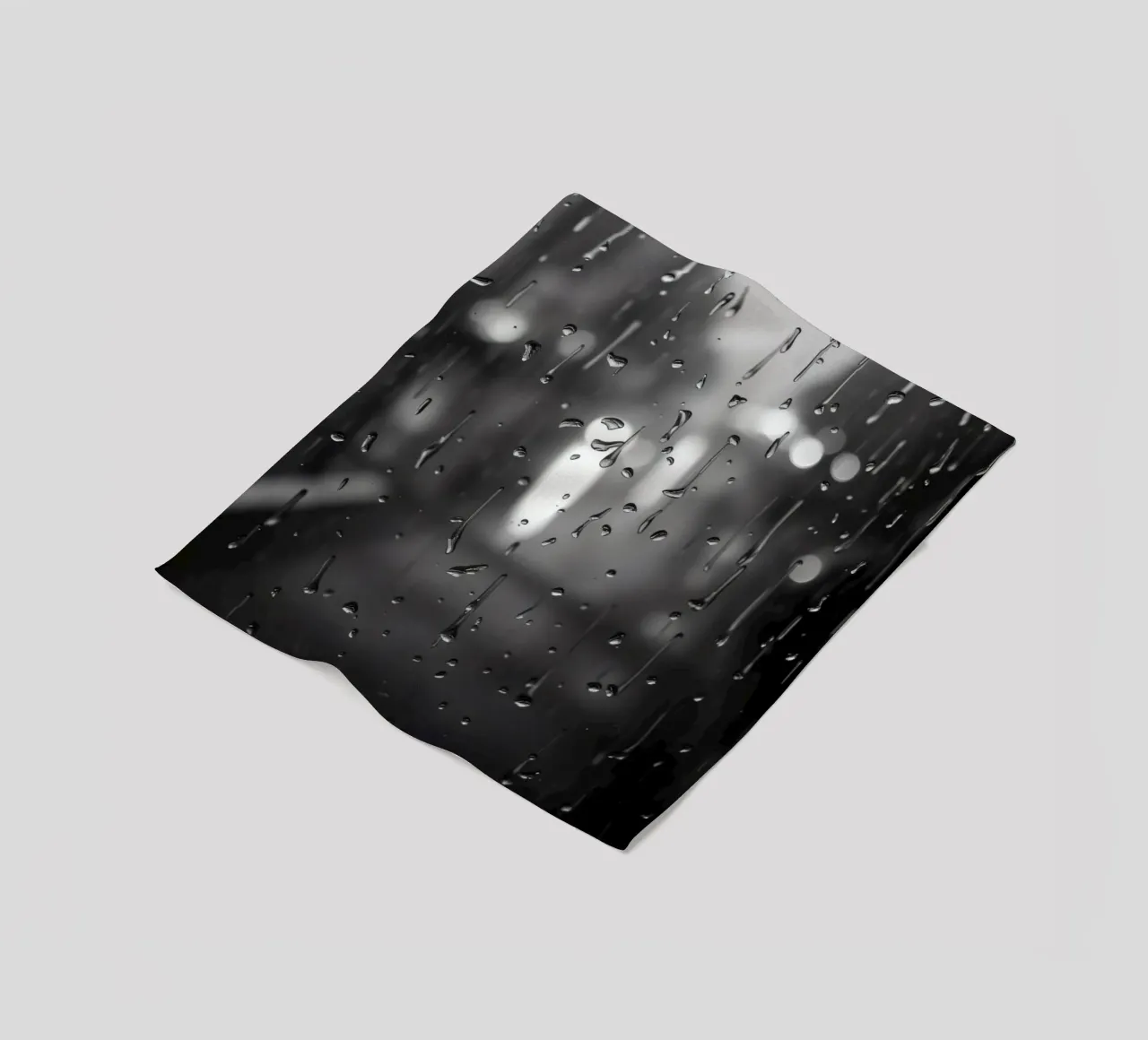 Raindrops on window creating a calming effect fleece blanket by DesignDoodle