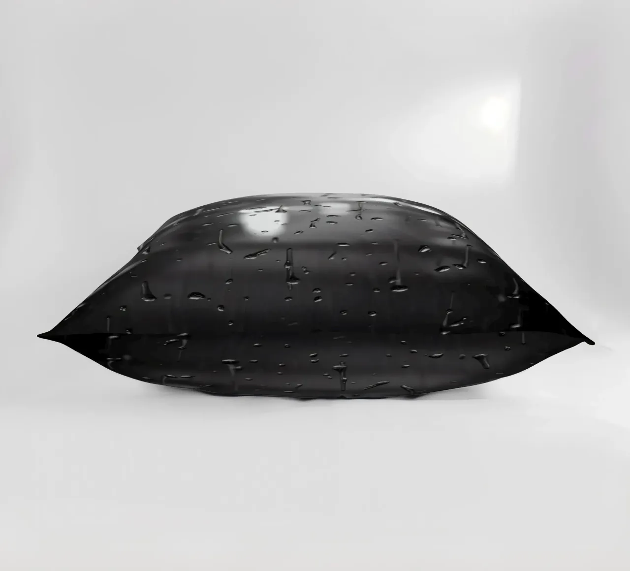Raindrops on window creating a calming effect decorative cushion by DesignDoodle