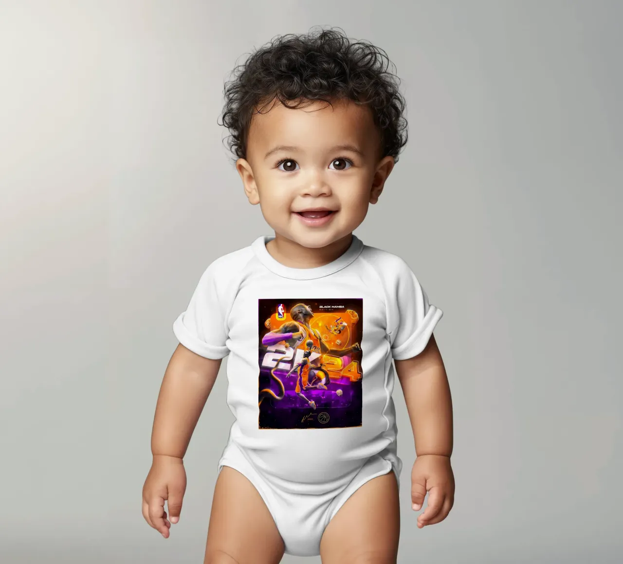 Kobe Bryant body neonato maniche corte da Agus Creative