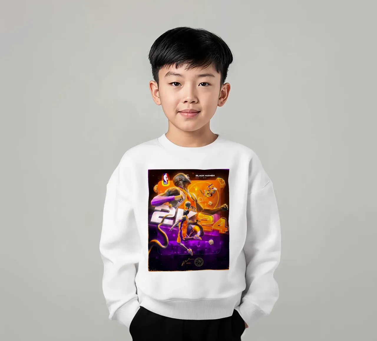 Kobe Bryant felpa bambino da Agus Creative