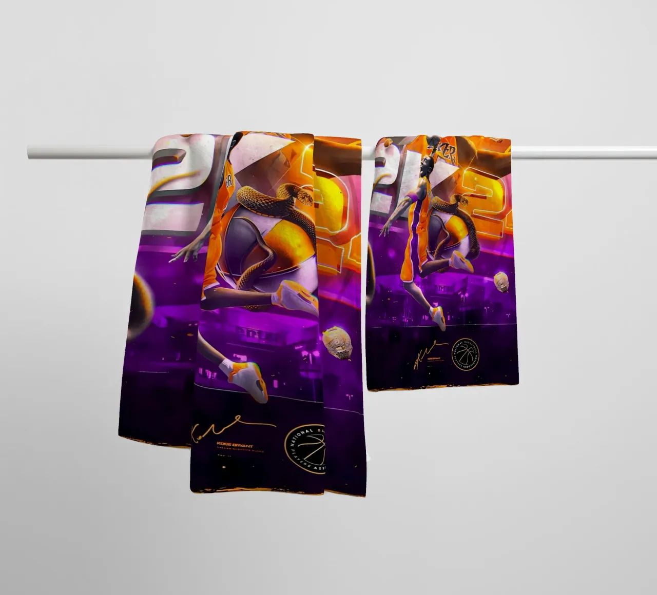 Kobe Bryant asciugamano da bagno da Agus Creative