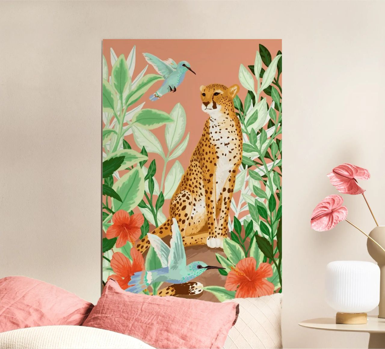 Tropic Cheetah Poster von Goed Blauw