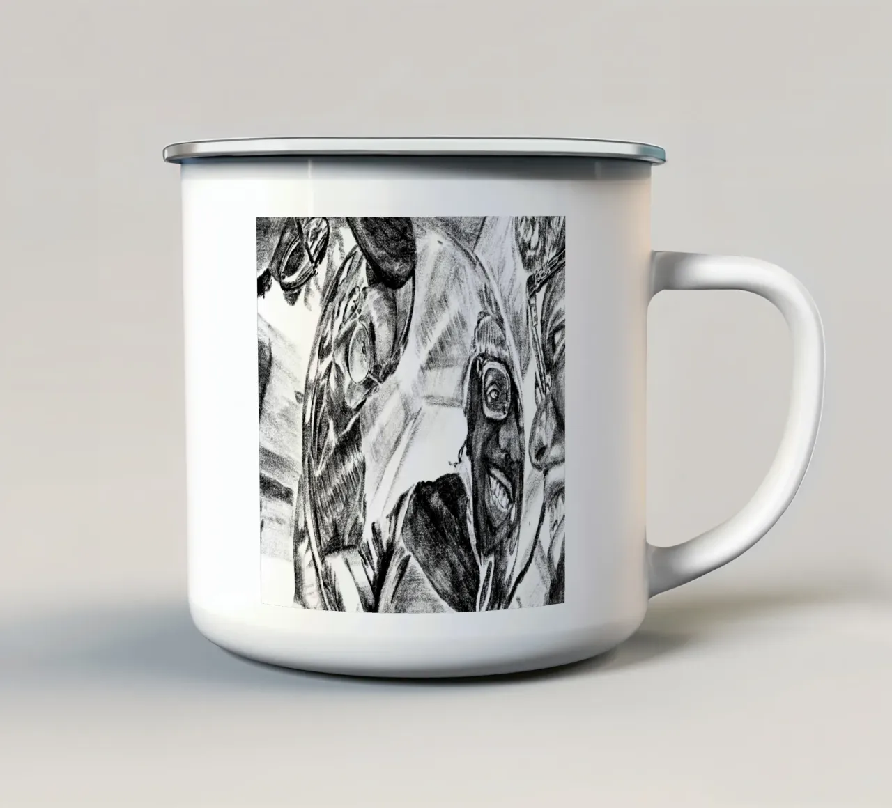 MIKE & Tony Seltzer Flipper II tazza in smalto da Band Merch
