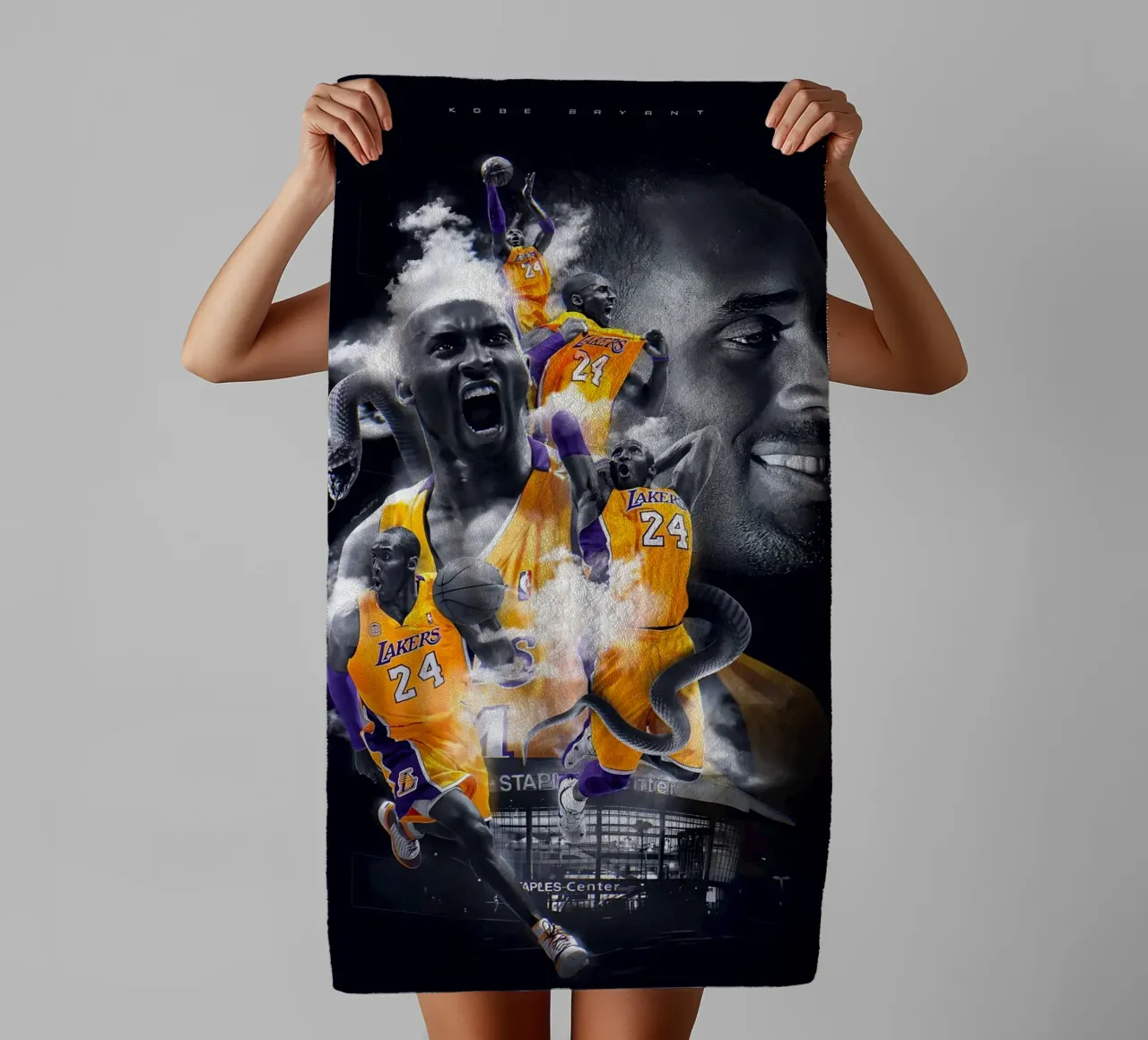 Kobe Bryant asciugamano da bagno da Agus Creative