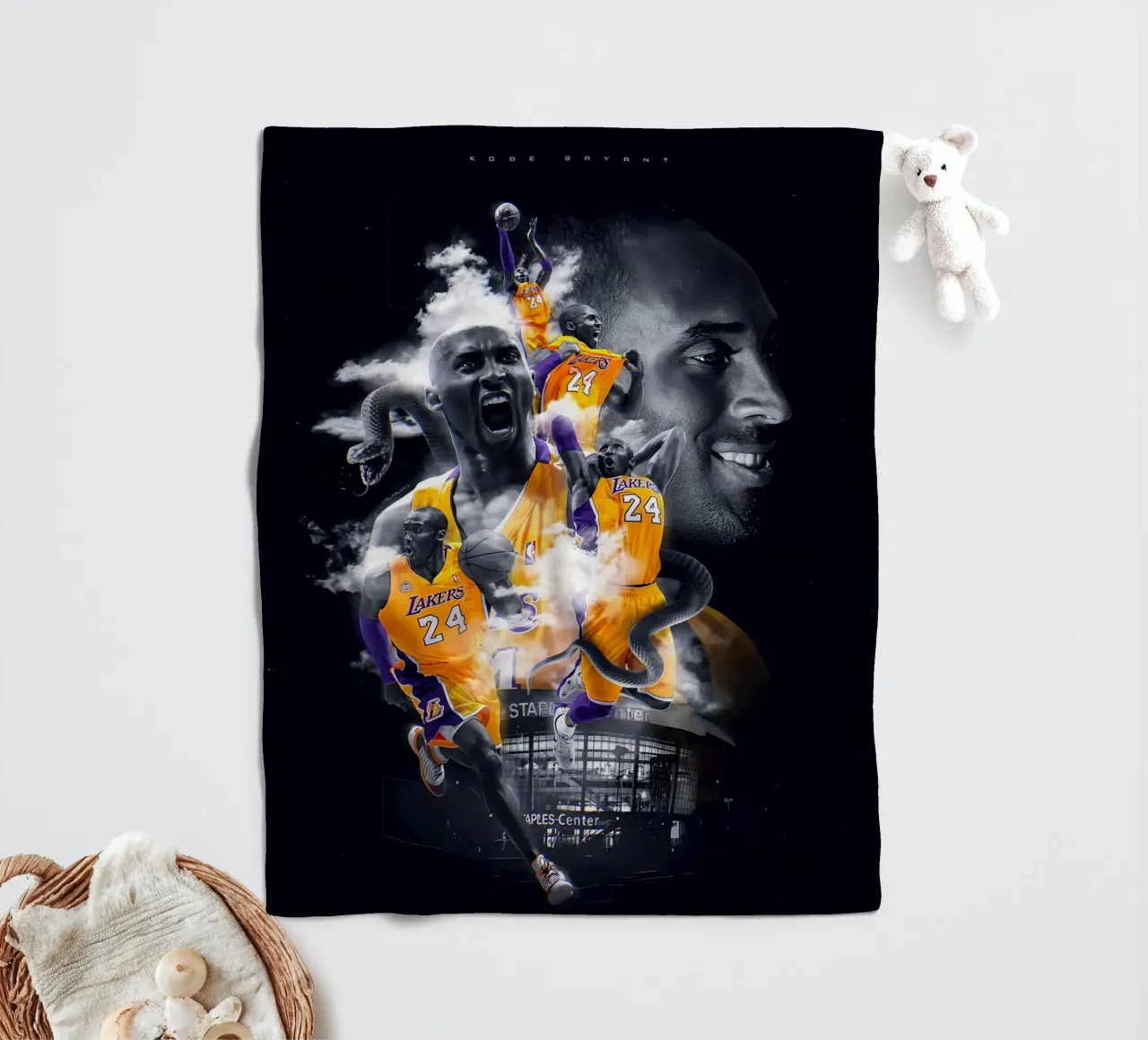 Kobe Bryant coperta in pile da Agus Creative