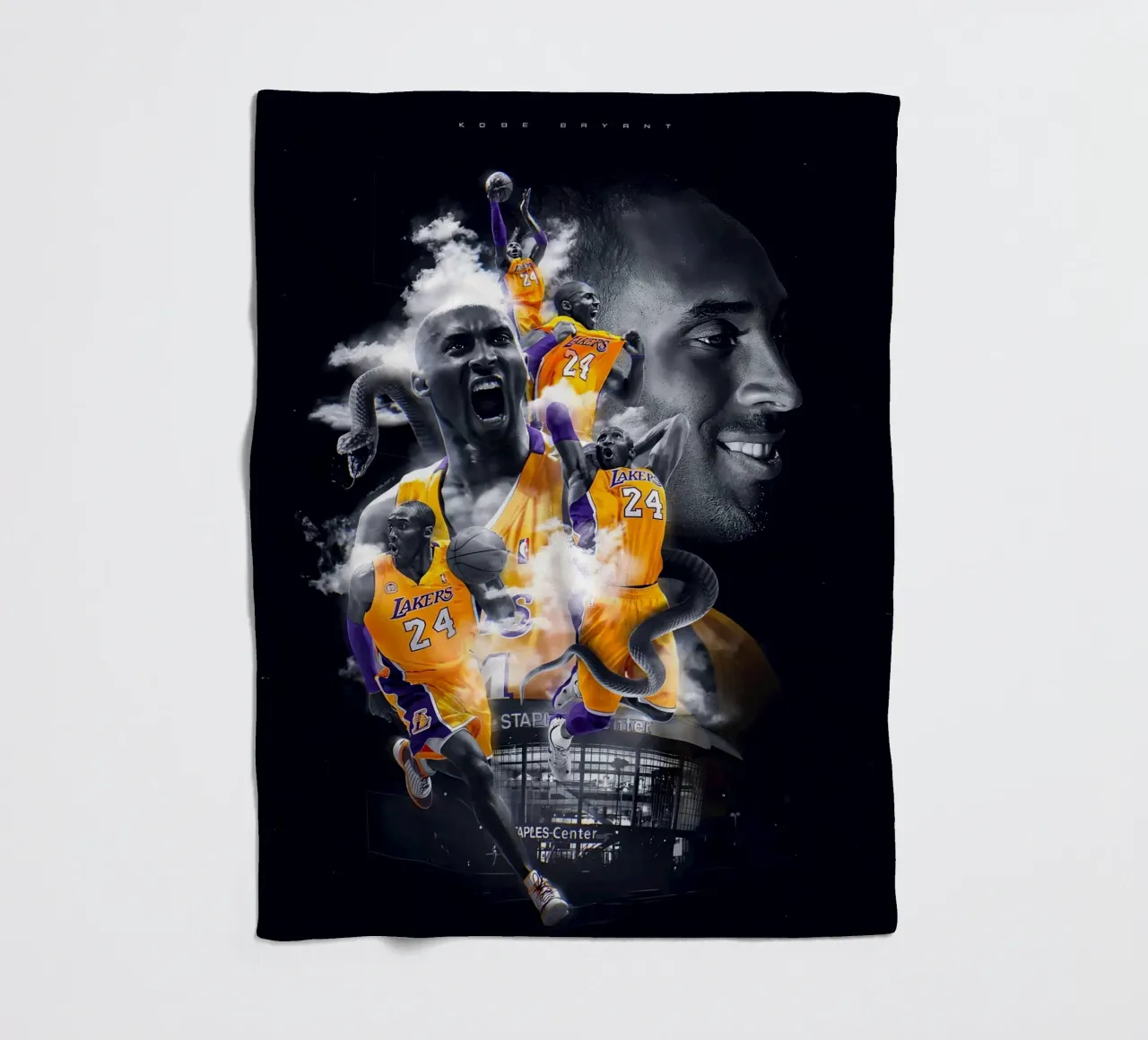 Kobe Bryant coperta in pile da Agus Creative