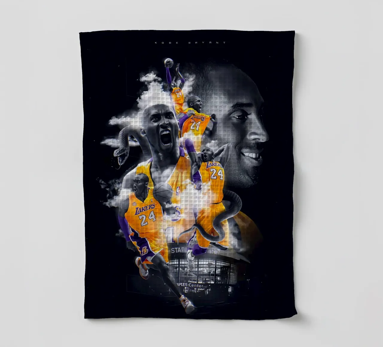 Kobe Bryant canovaccio da cucina da Agus Creative