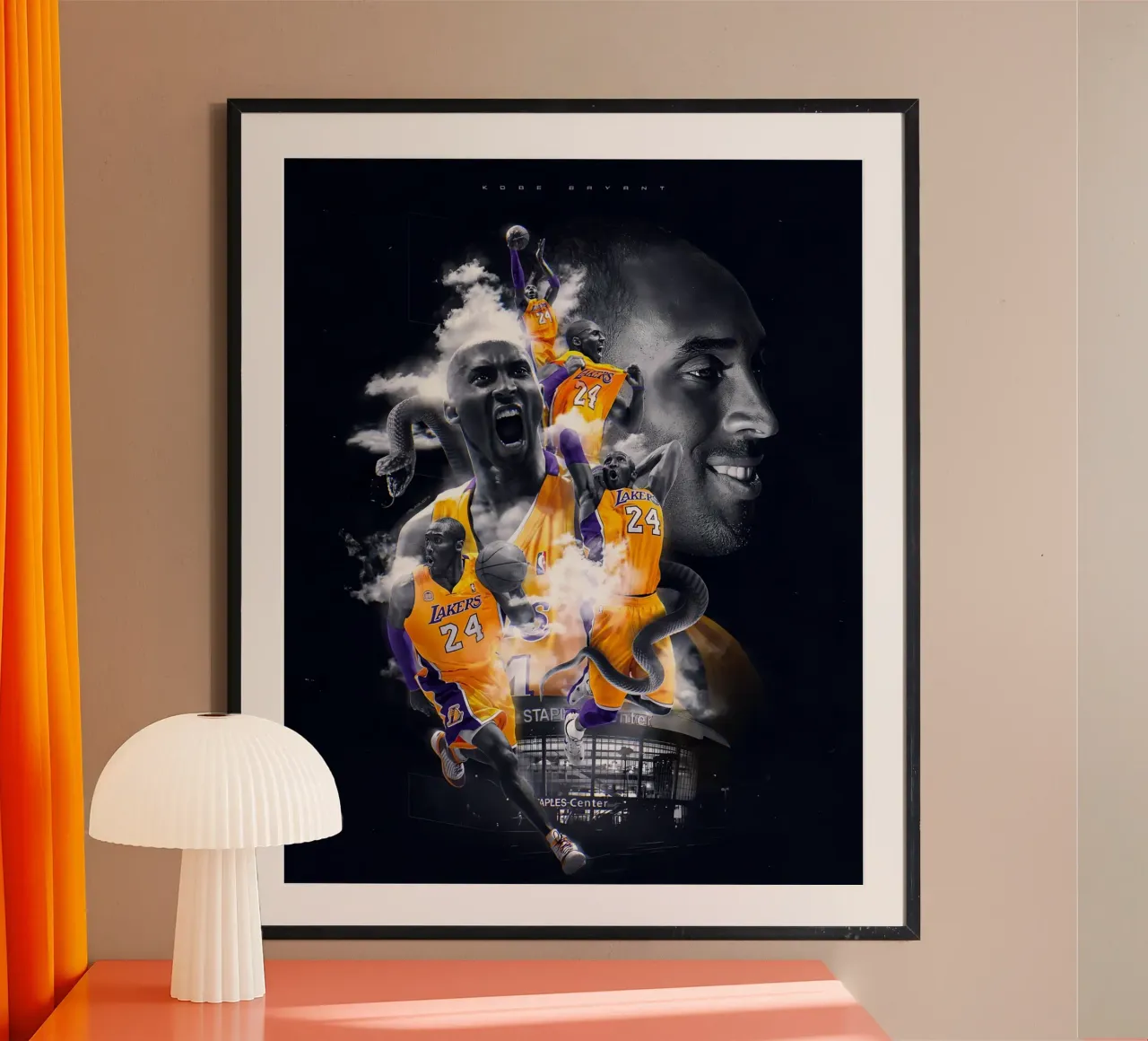 Kobe Bryant carta hahnemühle da Agus Creative