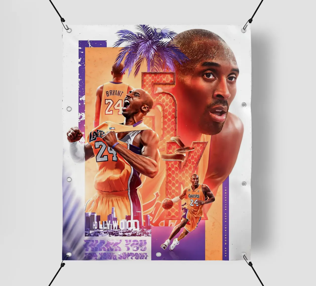 Kobe Bryant telo in pvc da Agus Creative
