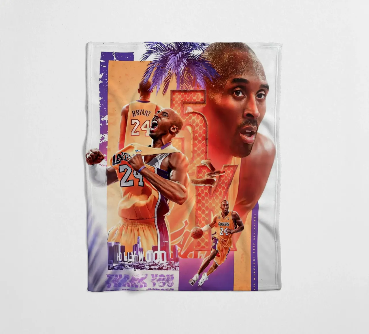 Kobe Bryant coperta in pile da Agus Creative