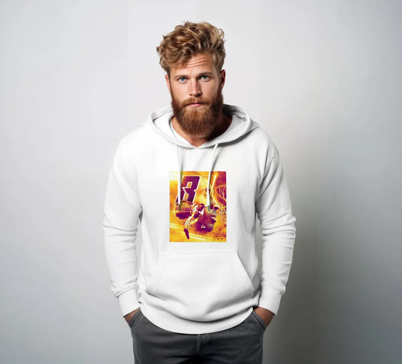 Kobe Bryant felpa con cappuccio da Agus Creative