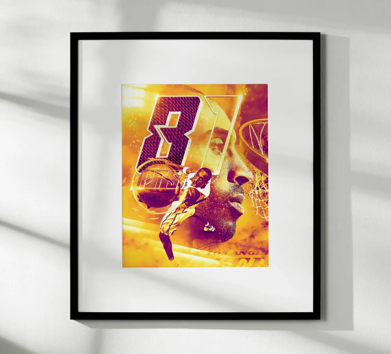 Kobe Bryant carta hahnemühle da Agus Creative