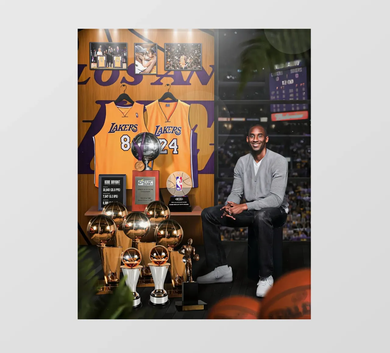 Kobe Bryant pellicola backlit da Agus Creative