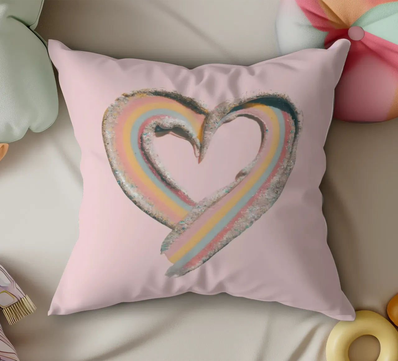 L'amore a colori cuscino da cafelab
