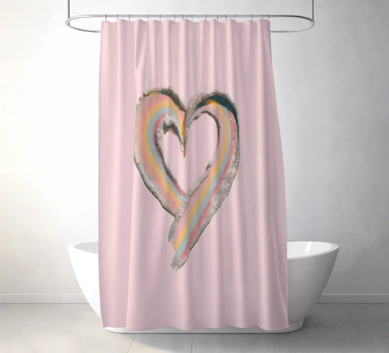 L'amore a colori tenda da doccia da cafelab