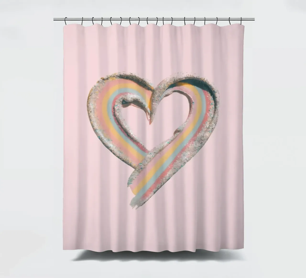 L'amore a colori tenda da doccia da cafelab