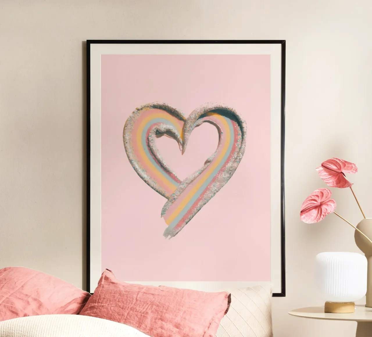 L'amore a colori poster da cafelab