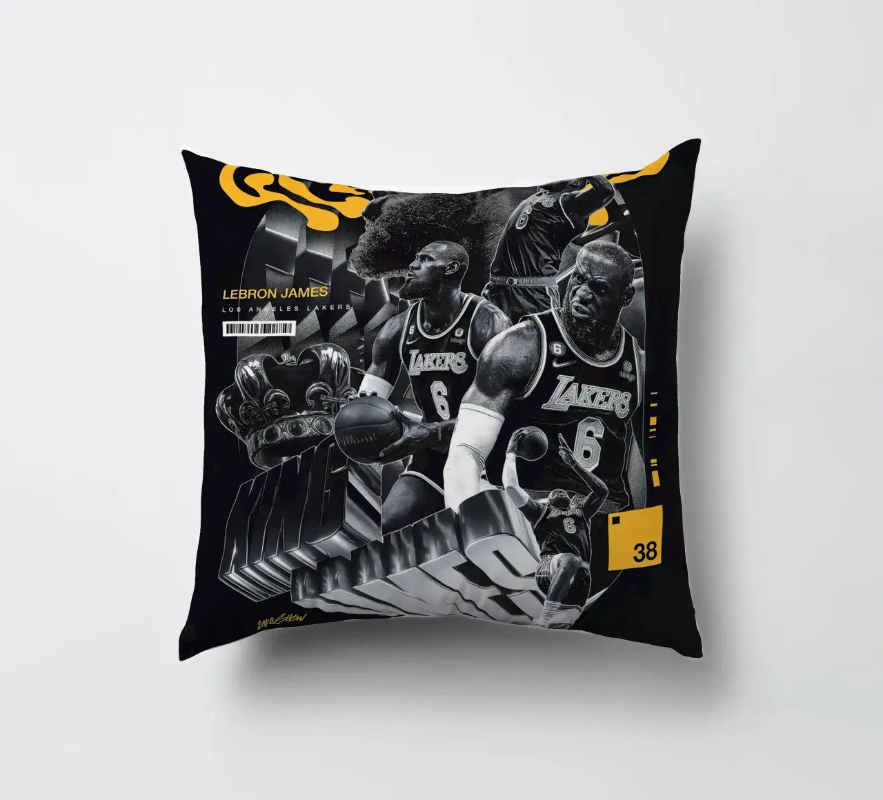 Lebron James cuscino da Agus Creative