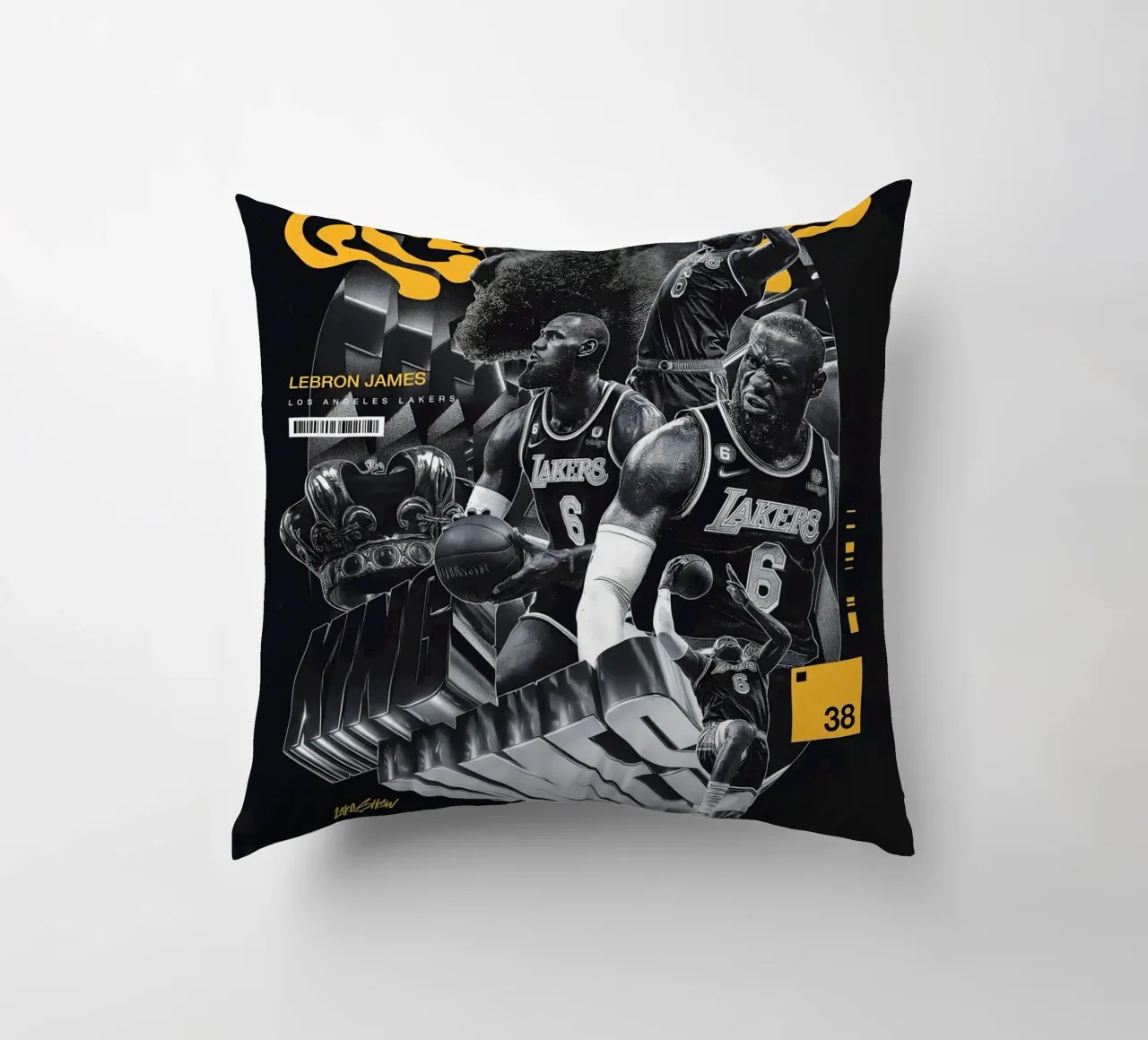Lebron James cuscino da Agus Creative