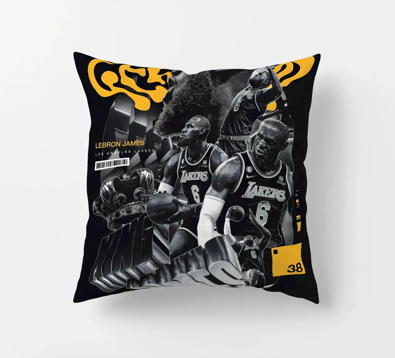 Lebron James cuscino da Agus Creative