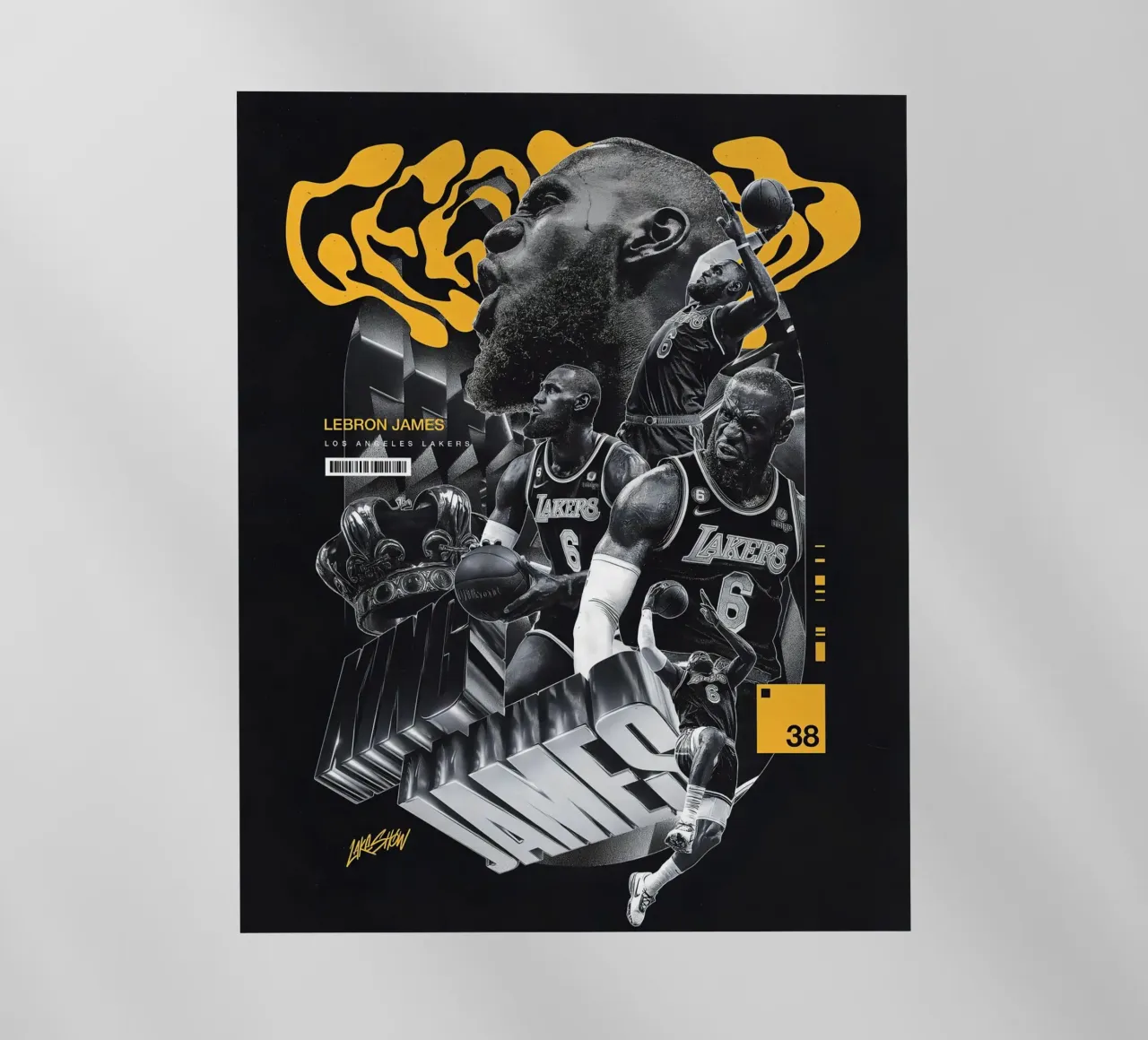 Lebron James pellicola backlit da Agus Creative