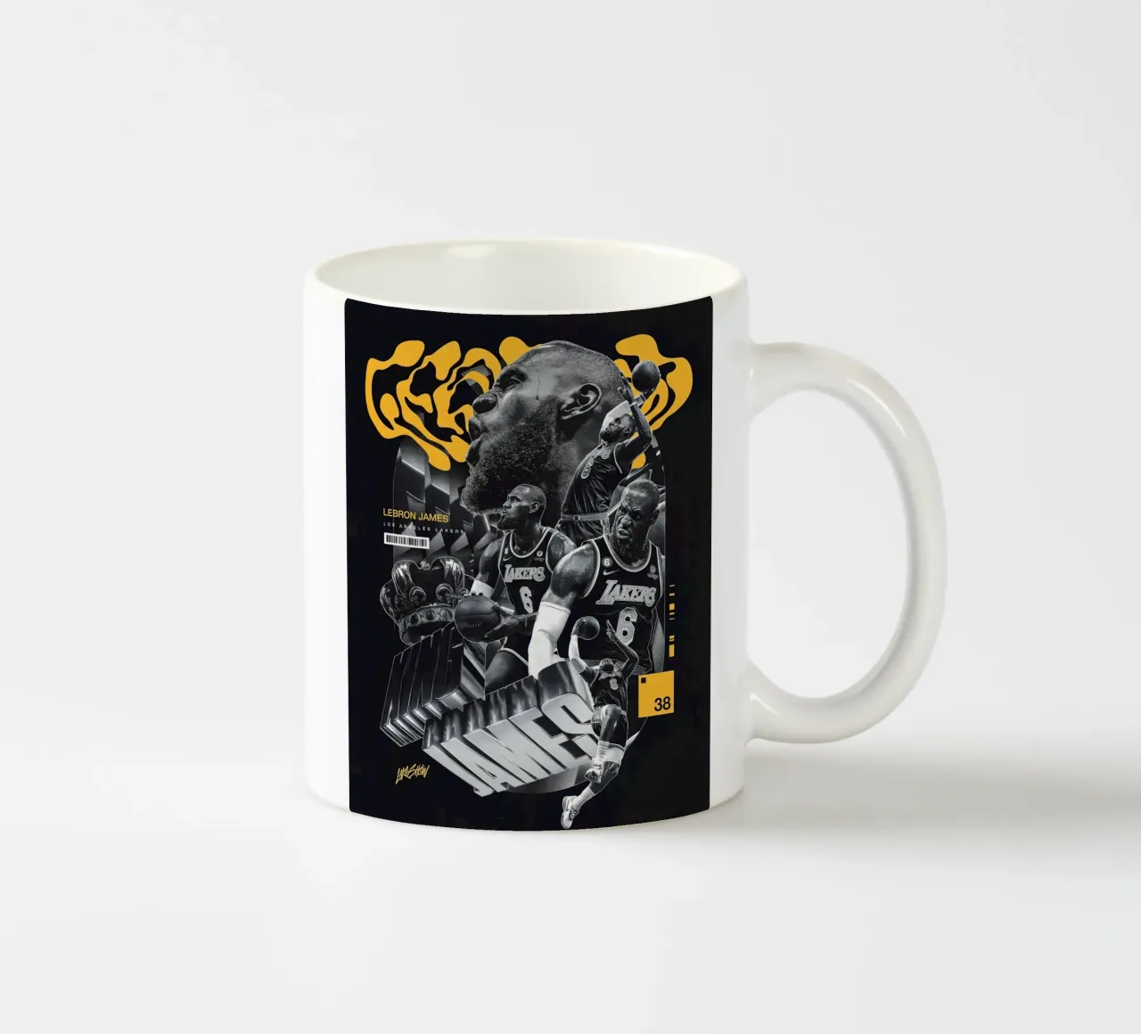 Lebron James tazza in ceramica da Agus Creative