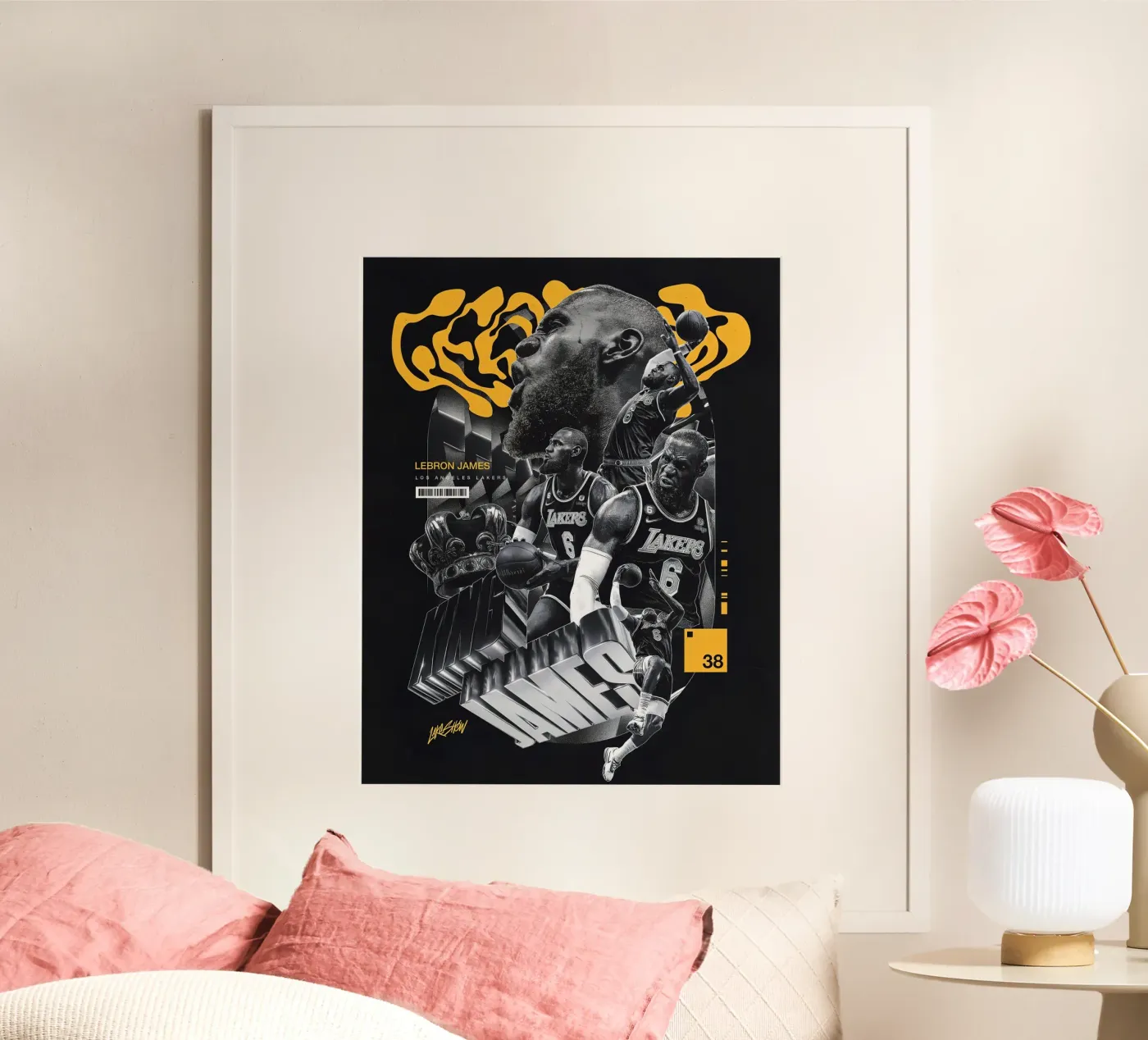 Lebron James poster da Agus Creative