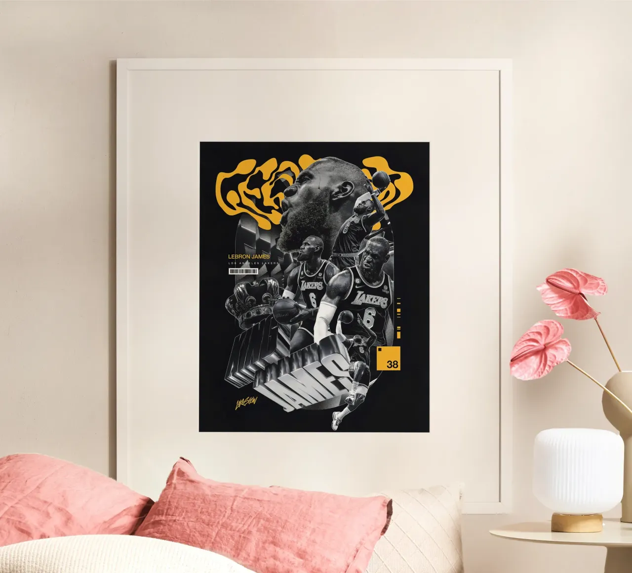 Lebron James poster da Agus Creative