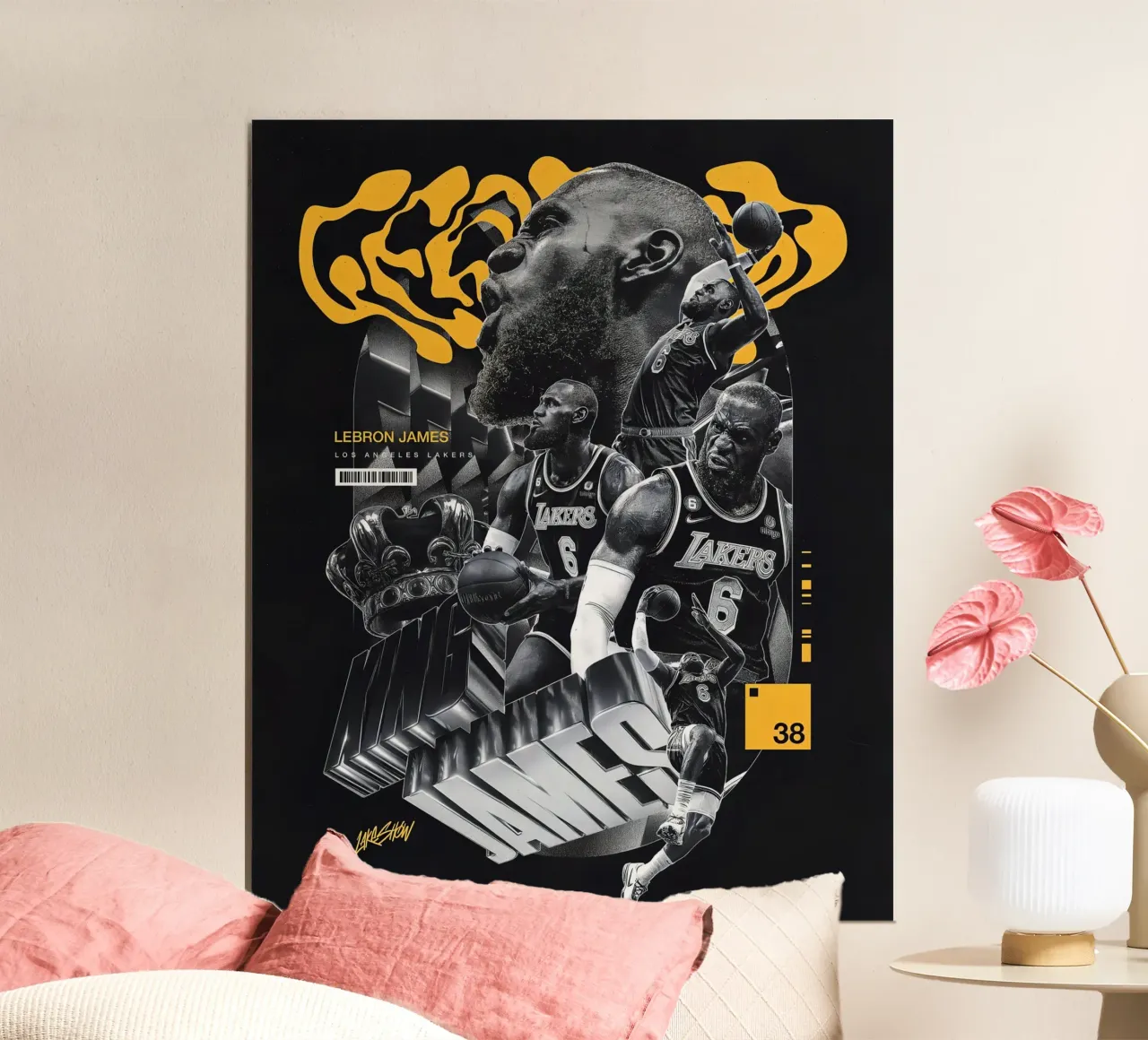 Lebron James poster da Agus Creative